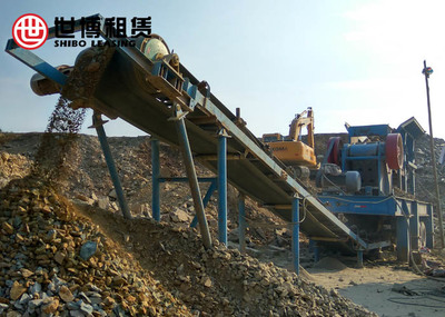 世博出租移動破碎站在湖南岳陽高速公路路基AB料加工破碎項目中的應(yīng)用